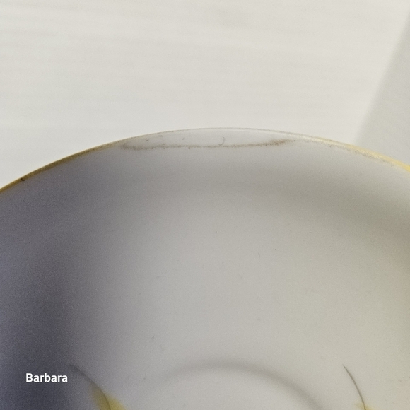 Vintage Porcelain Japanese Floral Teacup and Saucer Set - Picture 9 of 12